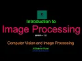 Introduction to Image Processing Computer Vision and Image Processing Lesson-1 2 Bangla