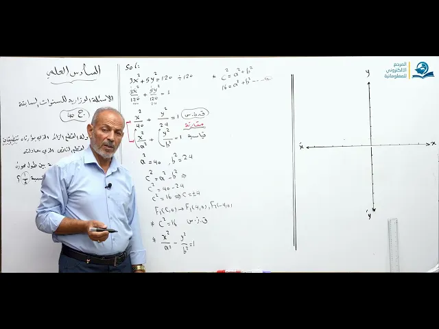 رياضيات السادس العلمي - الفصل الثاني - ألاسئله الوزارية الخارجية ج40