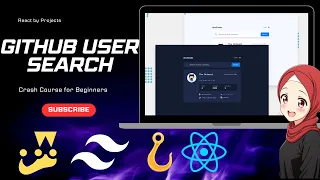 Learn React by Projects Build Test a GitHub User Search App with TailwindCSS