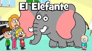 El Elefante | Canción Infantil Divertida | Hurra Canciones Infantiles