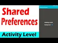 Shared preferences in android bangla