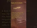 Psalm 41 1-13 NKJV