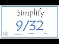 How to Simplify the Fraction