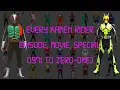 All Kamen Rider Episodes, Movies, and Specials (1971 to Zero-One)