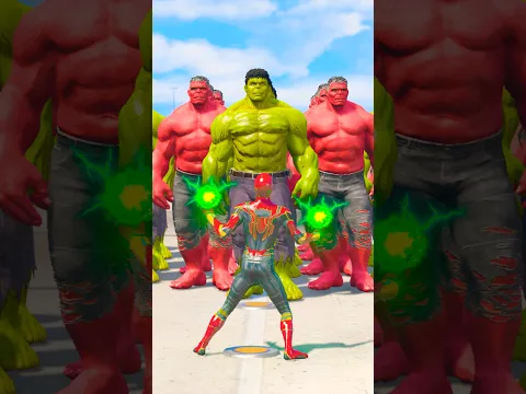 1000 SPIDERMAN VS 1000 POWERFUL HULK WHO IS THE STRONGEST 💪 #7 #shorts