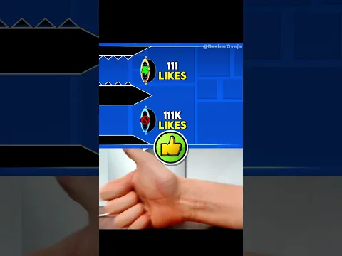 Be My Friend Normal VS Hard Wave Paths in Geometry Dash! #shorts