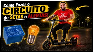🚨 COMO FAZER UMA LUZ DE ALERTA PARA BIKE, PATINETE, SCOOTER, MOTO E CARRO