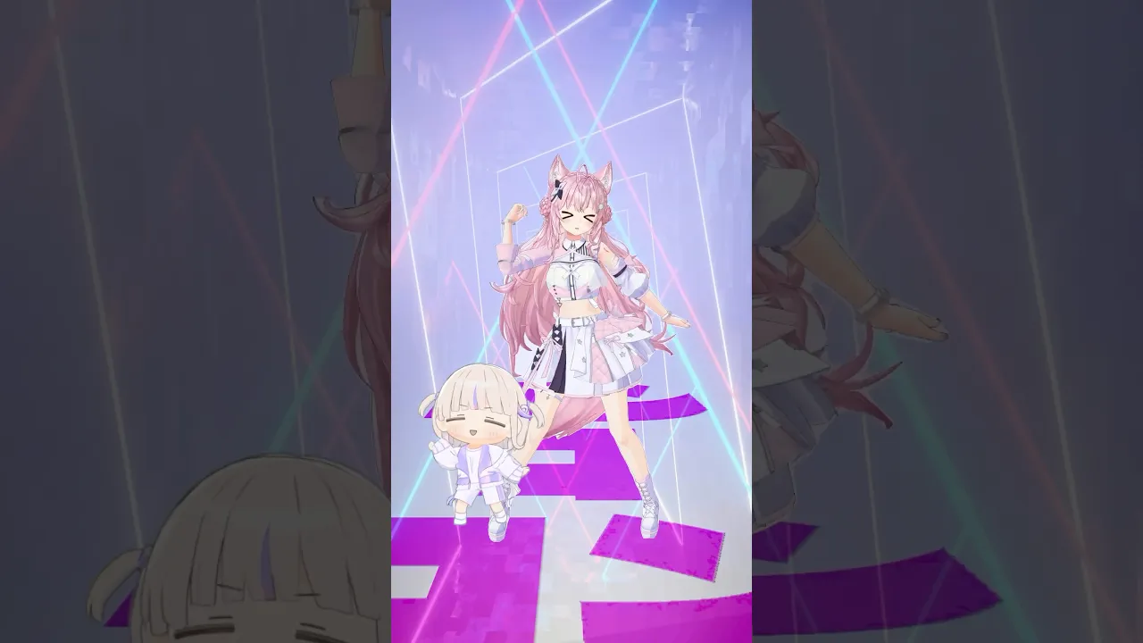 コンココンコンココンコンコンみにばんちょーと踊ってみた?【博衣こより】 #shorts #dance #ダンス #vtuber #ホロライブ #hololive #博衣こより 【36日後に4周年！】