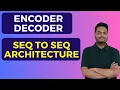 Encode decoder seq 2 seq architecture encoder decoder model encoder decoder neural network