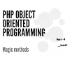 Magic Methods in PHP -