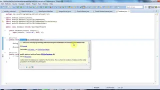 Creating Databases Practical Android Java Development Part 20