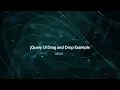 Tutorial in PHP to Drag and Drop jQuery UI and Store Result in MySQL