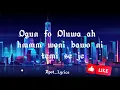 Seyi Vibez-Dejavu (official lyric video)