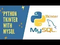 Python Tkinter with MySQL database GUI with MySQL CRUD
