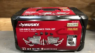 Husky mechanics tool set 270 piece