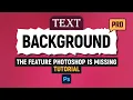 Text Background Pro for Photoshop Tutorial
