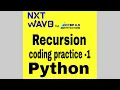 NXT wave Recursion code practice - 24