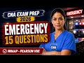 CNA Practice Test 2026 15 Must-Know Emergency Care Questions