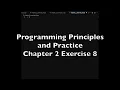 Programming Principles and Practice - Chapter 2 Exercise 8