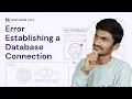 How to Fix Error Establishing a Database Connection Hostinger India