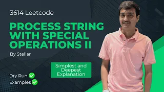 3614 Process String with Special Operations II Leetcode Weekly Contest 458 String Reverse iter