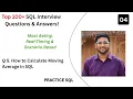 How to Calculate Moving Average in SQL
