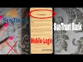 How To Register Log In Find Password Account SunTrust Mobile Website