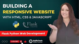 Flask Python Web Development Building a Responsive Website with HTML CSS and JavaScript