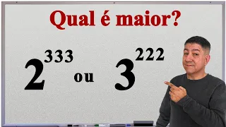 Qual é Maior: 2³³³ ou 3²²²? 🤯 + 3 Desafios de Matemática