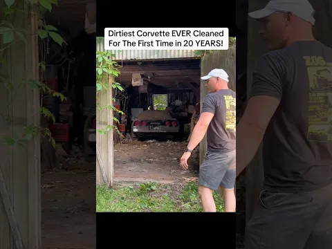 Dirtiest Corvette EVER Cleaned For The First Time in 20 YEARS!