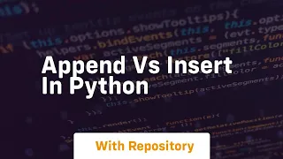 append vs insert in python