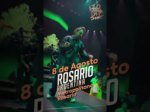 ¡Los espero a todos en Rosario! 🤩🎟️