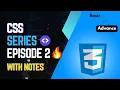 CSS Tutorial in Hindi Part 2 - CSS Selectors Class ID How Browser Uses CSS