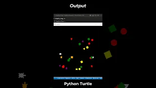 Wow Sweet Animation using Python Turtle