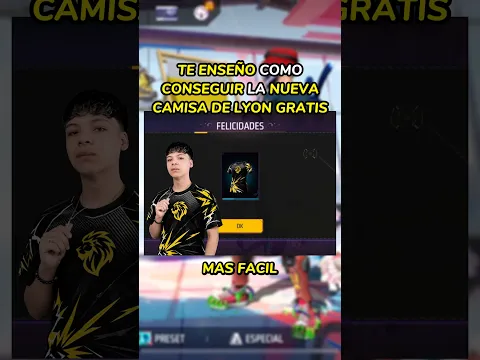 🔥Como CONSEGUIR LA NUEVA CAMISA DE LYON GAMEZKING GRATIS enfreefire nueva actualización #freefire