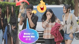 Fake Video Call Prank On Cute Girls😍 | Funny Reaction😂😂| Anmol K Prank