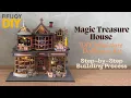 Download Lagu FIFIJOY Magic Treasure House DIY Miniature Dollhouse Kit || Building Process - Relaxing Video