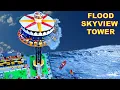 Lagu LEGO FLOOD inside SKYVIEW TOWER - DESTINY Evolution - Disaster Movie 4K 60 Fps - ep 94