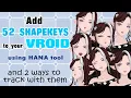 Tutorial Add 52 Keyshapes to your Vroid