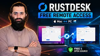 How to Install RustDesk Remote Desktop Access Free Open Source Desktop Mac imfarhanellahi