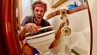 Sailing Maintenance: Upgrading to an Electric Toilet on our Sailboat – Ep. 238