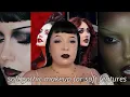 soft gothic makeup for soft features