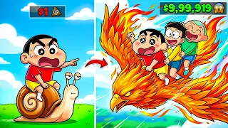 Shinchan & Nobita Found The RAREST $9,99,919 Pet in Ride A Pet! 😱