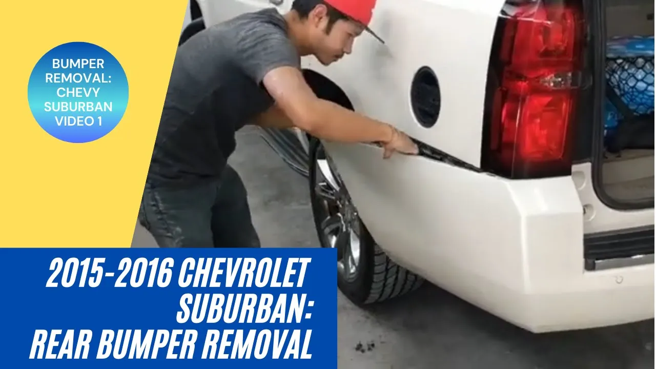 2020 Chevrolet Suburban : Rear Bumper Painted (OEM | 6.2L V8-Flex/6.2L V8-Gas)