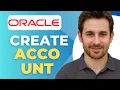 How To Create An Oracle Account Beginner Guide