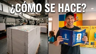 Así se hace el álbum del mundial PANINI | Alan por el mundo