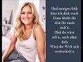 Und Morgen Früh Küss Ich Dich Wach   Helene Fischer   Lyrics