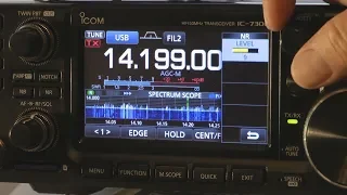 Icom IC 7300 Noise Reduction Adjustment