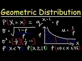 Geometric Distribution - Probability Mean Variance Standard Deviation