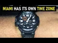 MIAMI has its own TIME ZONE MIAMI TIME